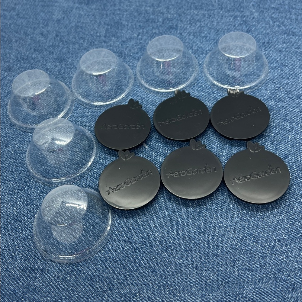Aerogarden Brand Lot of 6 Grow Domes and 6 Spacer Caps Covers NWOT - Picture 2 of 10